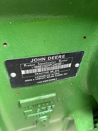Image of John Deere 8R 370 equipment image 1