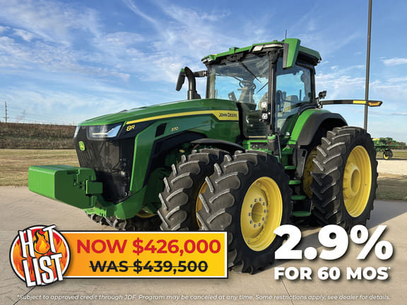 2024 John Deere 8R 370 Equipment Image0
