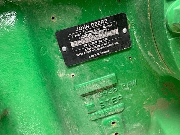 Image of John Deere 8R 370 equipment image 4