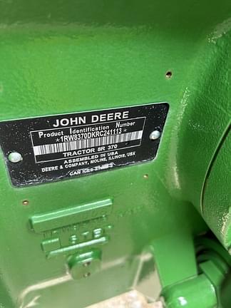 Image of John Deere 8R 370 Primary image