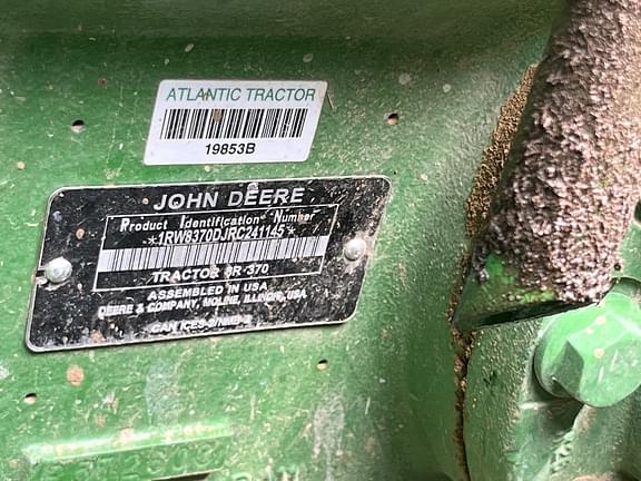 Image of John Deere 8R 370 equipment image 4
