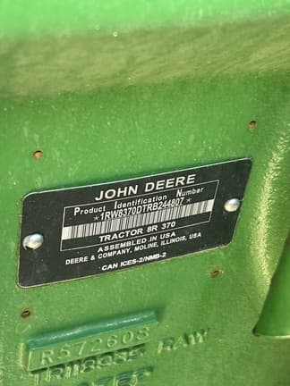 Image of John Deere 8R 370 equipment image 2