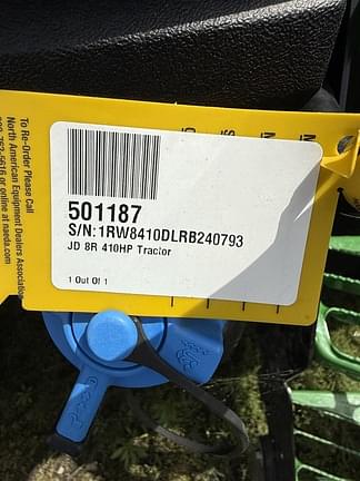 Image of John Deere 8R 410 equipment image 2