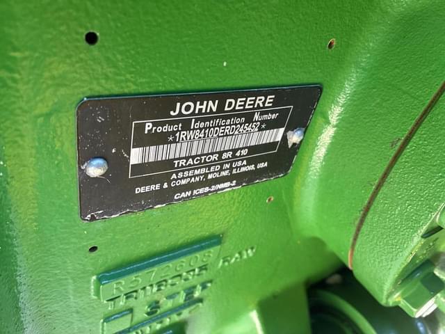 Image of John Deere 8R 410 equipment image 1