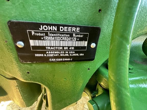 Image of John Deere 8R 410 equipment image 1