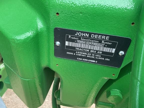 Image of John Deere 8RX 410 equipment image 4