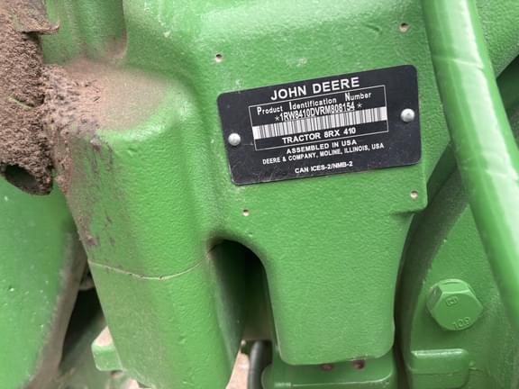 Image of John Deere 8RX 410 equipment image 4