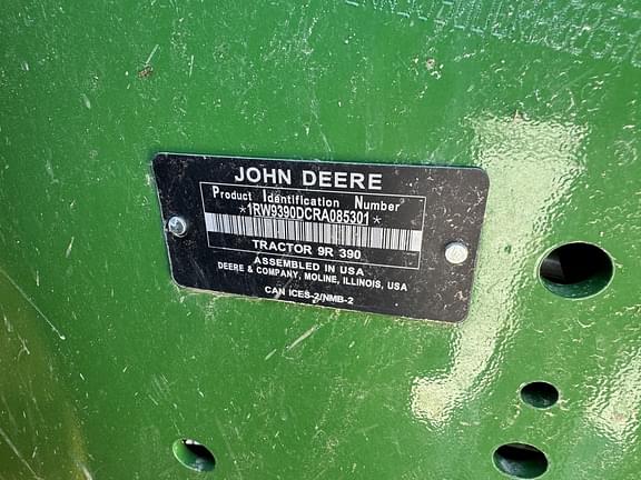 Image of John Deere 9R 390 equipment image 1
