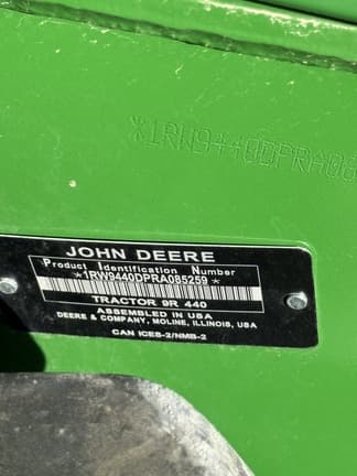 Image of John Deere 9R 440 equipment image 2