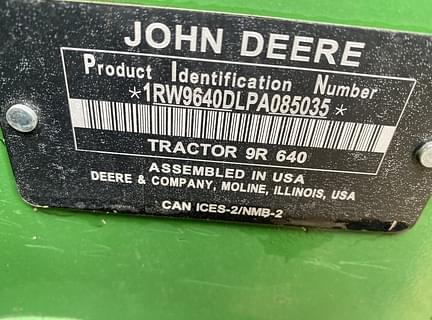 Image of John Deere 9R 640 equipment image 1