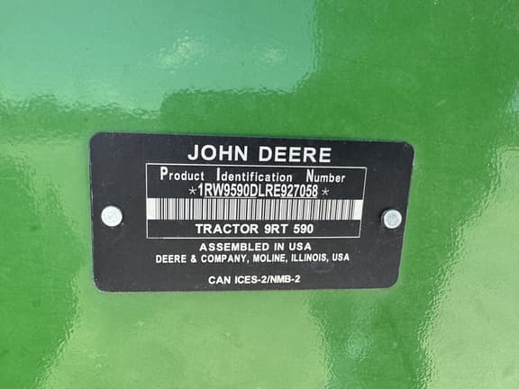 Image of John Deere 9RT 590 equipment image 2