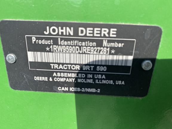 Image of John Deere 9RT 590 equipment image 1