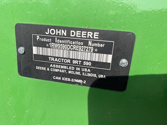 Image of John Deere 9RT 590 equipment image 1