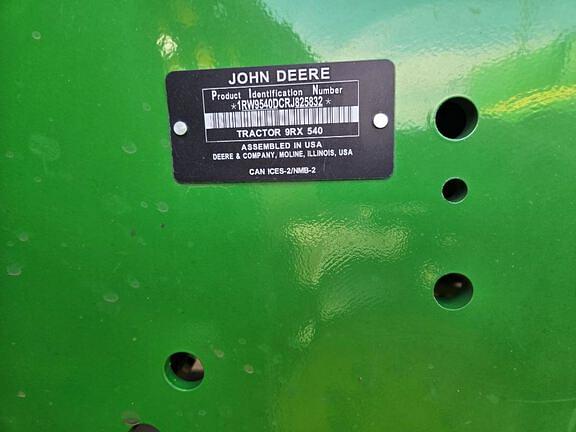 Image of John Deere 9RX 540 equipment image 4