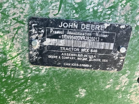 Image of John Deere 9RX 540 equipment image 2