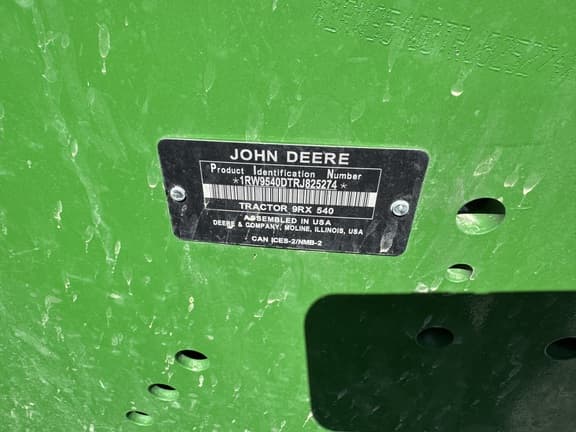 Image of John Deere 9RX 540 equipment image 3