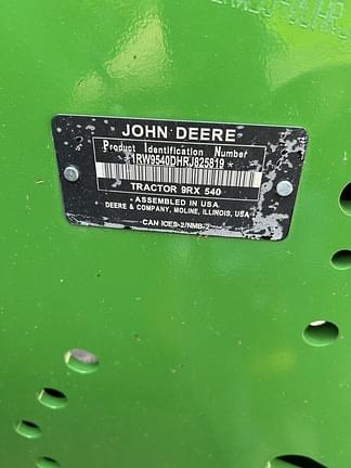 Image of John Deere 9RX 540 Primary image