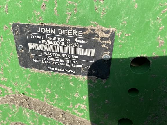 Image of John Deere 9RX 590 equipment image 1
