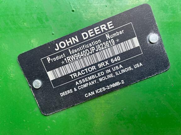 Image of John Deere 9RX 640 equipment image 4