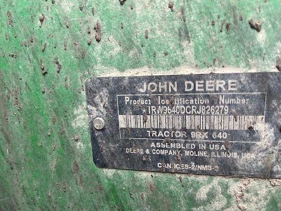 Image of John Deere 9RX 640 equipment image 3