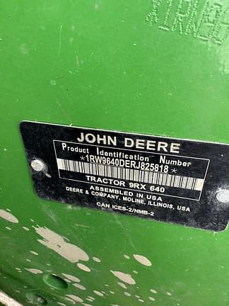 Image of John Deere 9RX 640 equipment image 4