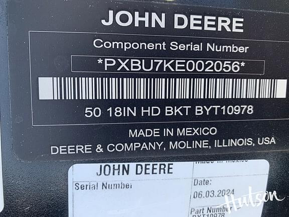 Image of John Deere BYT10978 equipment image 4