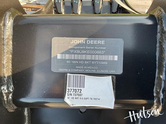 Image of John Deere Compact Excavator Bucket equipment image 4