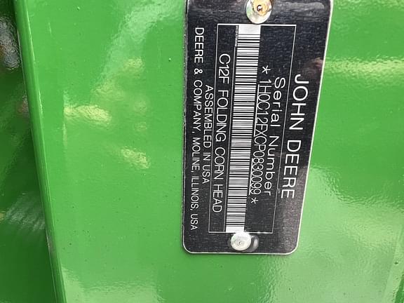 Image of John Deere C12F equipment image 1