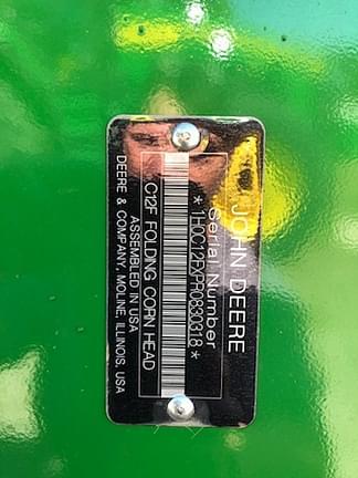 Image of John Deere C12F equipment image 2