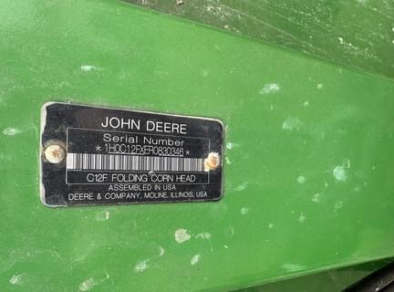 Image of John Deere C12F equipment image 2
