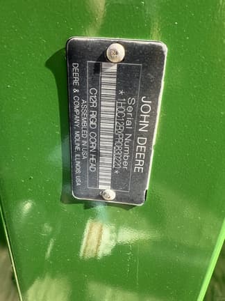 Image of John Deere C12R equipment image 4