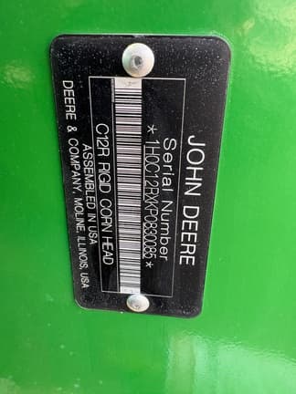 Image of John Deere C12R Image 1