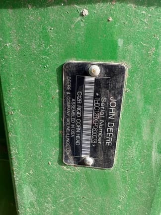 Image of John Deere C12R Image 1