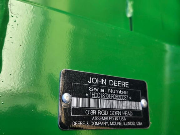 Image of John Deere C18R equipment image 4