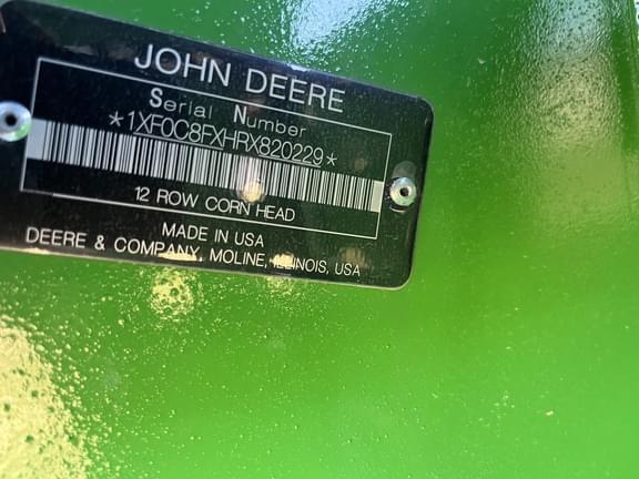 Image of John Deere C8F equipment image 4