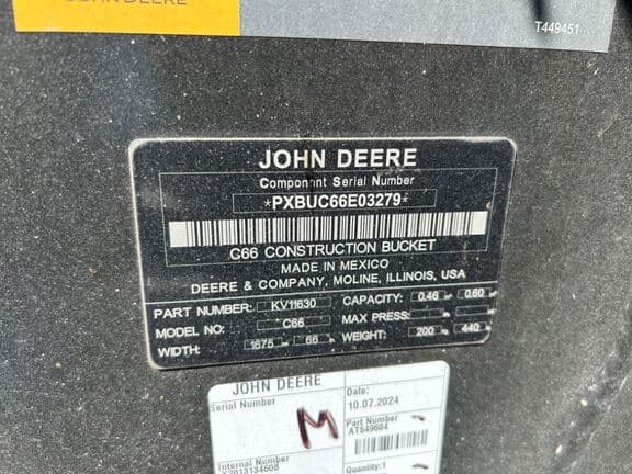 Image of John Deere Worksite Pro C66 equipment image 3
