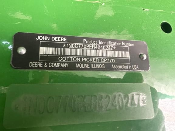 Image of John Deere CP770 equipment image 2