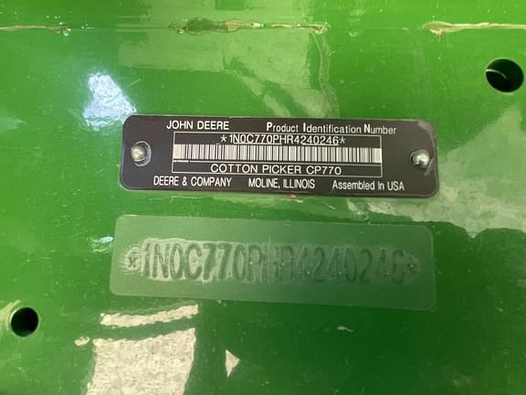 Image of John Deere CP770 equipment image 1