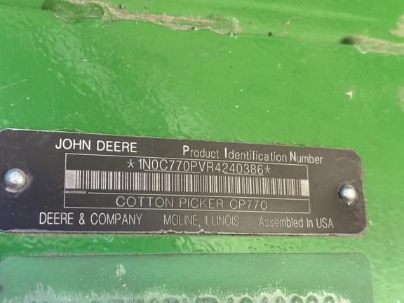 Image of John Deere CP770 equipment image 1