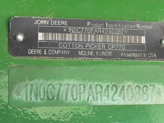Image of John Deere CP770 equipment image 3