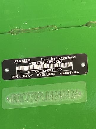 Image of John Deere CP770 equipment image 1