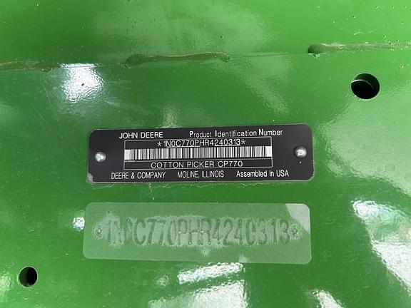 Image of John Deere CP770 equipment image 1