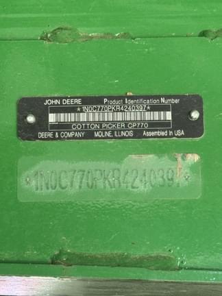 Image of John Deere CP770 equipment image 3