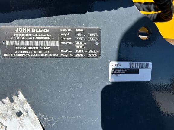 Image of John Deere SG96A equipment image 4