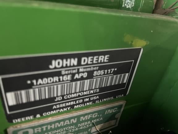 Image of John Deere DR16X equipment image 3