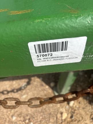 Image of John Deere FC15R equipment image 4