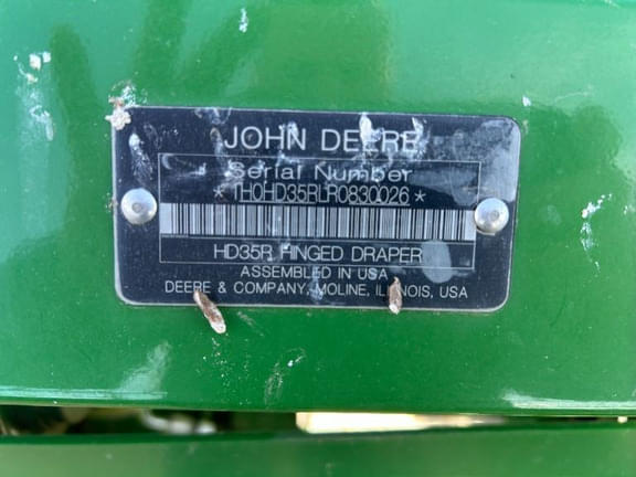 Image of John Deere HD35R equipment image 4