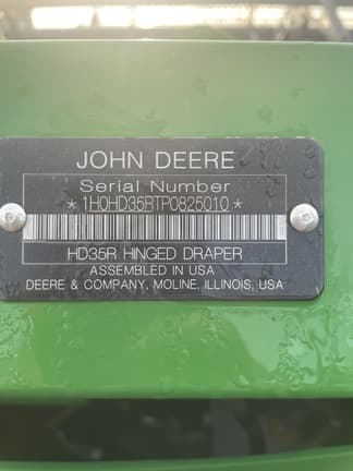 Image of John Deere HD35R equipment image 4