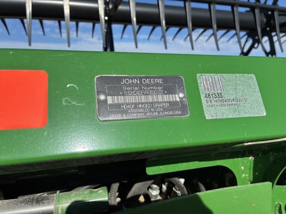Image of John Deere HD40F equipment image 1