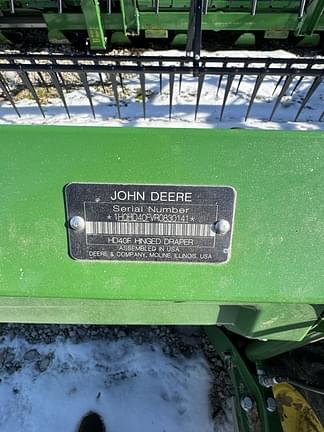 Image of John Deere HD40F equipment image 1